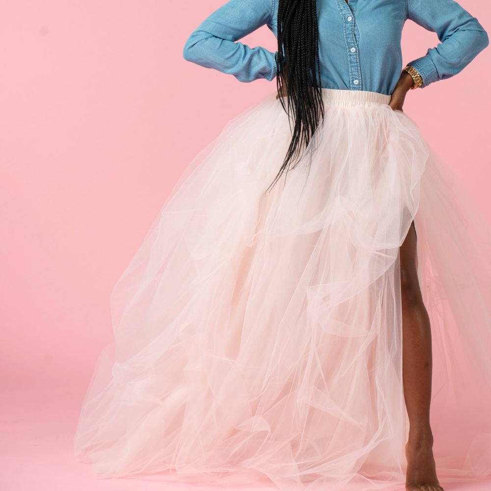 Pink Tulle Skirt